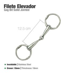 FILETE ELEVADOR INOX 212622 12.5cm -