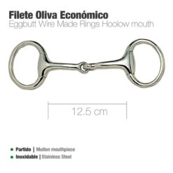 FILETE OLIVA INOX ECONÓMICO 215309C 12.5cm -
