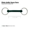 FILETE ANILLA GOMA DURA 21301R - Talla: 11