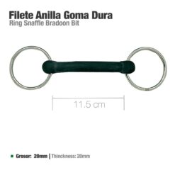 FILETE ANILLA GOMA DURA 21301R - Talla: 11