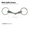 FILETE ANILLA INOX GRUESO 21921 - Talla: 12