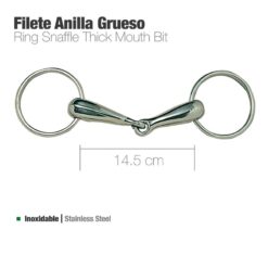 FILETE ANILLA INOX GRUESO 21921 - Talla: 14