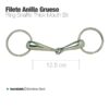 FILETE ANILLA INOX GRUESO 21923 - Talla: 12
