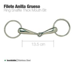 FILETE ANILLA INOX GRUESO 21923 - Talla: 13