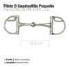 FILETE D INOX CUADRILLO PEQUEÑO 21966L 12.5cm -