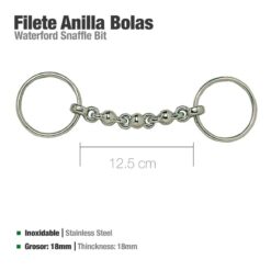 FILETE ANILLA INOX BOLAS 21549-50 12.5cm -
