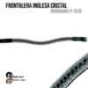 FRONTALERA INGLESA CRISTAL FI-3035 - Color: Negro
