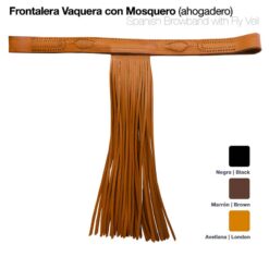 FRONTALERA VAQUERA CON MOSQUERO AHOGADERO - Color: Marrón
