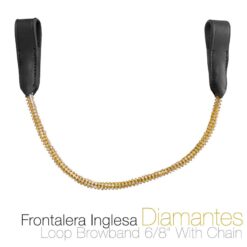 FRONTALERA INGLESA DIAMANTES 12114 NEGRO -