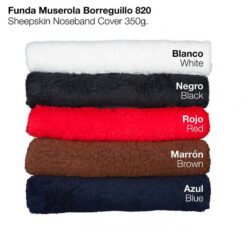FUNDA PARA MUSEROLA BORREGUILLO 820 - Color: Negro