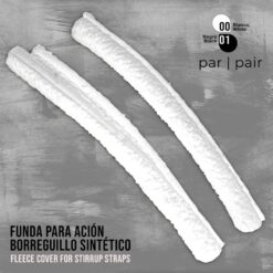 FUNDA PARA ACIÓN BORREGUILLO SINTÉTICO PAR - Color: Blanco
