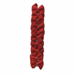 GOMA PARA CRINES CON LAZO - Color: Rojo