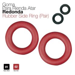 GOMA RIENDA ATAR REDONDA PAR - Color: Rojo