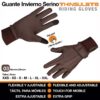 GUANTE INVIERNO SERINO THINSULATE MARRÓN - Talla: XXS