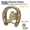 HEBILLA CINTURÓN CABEZA CABALLO UNIDAD -