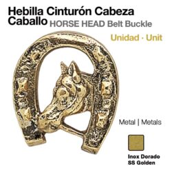 HEBILLA CINTURÓN CABEZA CABALLO UNIDAD -
