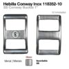 HEBILLA CONWAY INOX 118352-10 25mm 12uds -
