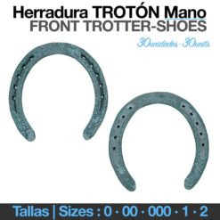 HERRADURA TROTÓN MANO (30 UDS) - Variación: # 2