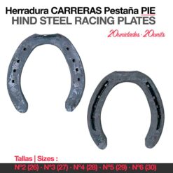 HERRADURA CARRERAS PESTAÑA PIE 20uds - Variación: # 5
