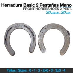 HERRADURA BASIC 2 PESTAÑAS MANO 20uds - Variación: # 1