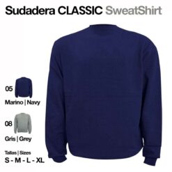 SUDADERA CLASSIC ZALDI - Color: Azul
