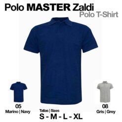 POLO MASTER ZALDI MANGA CORTA - Color: Azul