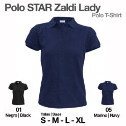 POLO STAR ZALDI LADY MANGA CORTA - Color: Azul