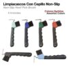LIMPIACASCOS CON CEPILLO NON-SLIP 6uds -