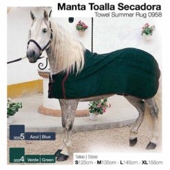 MANTA TOALLA SECADORA - Color: Azul