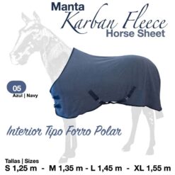 MANTA KARBAN FLEECE RG6465 AZUL - Color: Azul