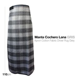 MANTA COCHERO LANA GRIS -