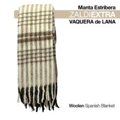 MANTA ESTRIBERA ZALDI EXTRA VAQUERA LANA -