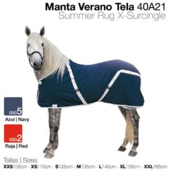 MANTA VERANO TELA 40A21 - Color: Rojo