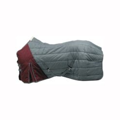 MANTA BICOLOR IMPERMEABLE - Color: Burdeos/Gris