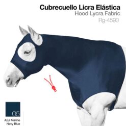 CUBRECUELLO LICRA ELÁSTICA AZUL -
