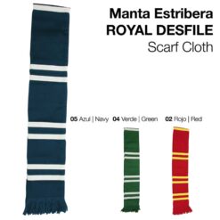 MANTA ESTRIBERA ROYAL DESFILE - Color: Azul