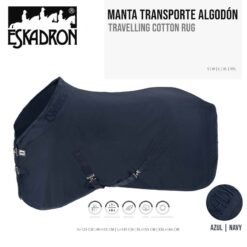 MANTA ESKADRON TRANSPORTE ALGODÓN 141800 230 380 AZUL -