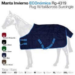 MANTA INVIERNO ECO. RG-4319 - Color: Negro