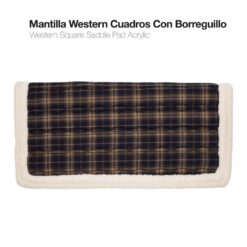 MANTILLA WESTERN CUADROS L980302-B -