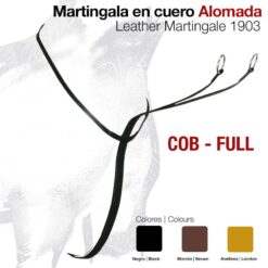 MARTINGALA CUERO ALOMADA 1903 - Color: Marrón