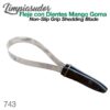 LIMPIASUDOR FLEJE CON DIENTES MANGO GOMA 743 -