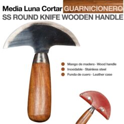 MEDIA LUNA CORTAR GUARNICIONERO INOX -