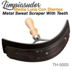 LIMPIASUDOR MEDIALUNA METAL CON DIENTES TH-5003 -