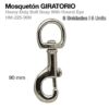 MOSQUETÓN GIRATORIO HM-225-06N 6uds -