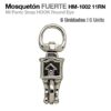 MOSQUETÓN FUERTE HM-1002-11RN 6uds -