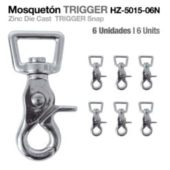 MOSQUETÓN TRIGGER HZ5015-06N 6uds -