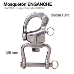 MOSQUETÓN ENGANCHE 004245 125mm UNIDAD -