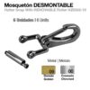 MOSQUETÓN DESMONTABLE HZ0562-10 6uds - Hebilla: Cromada