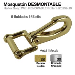 MOSQUETÓN DESMONTABLE HZ0562-10 6uds - Variación: Golden