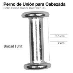 PERNO DE UNIÓN PARA CABEZADA 10810B-06N - Talla: 2cm
